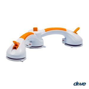 Barra de sujeción doble articulada