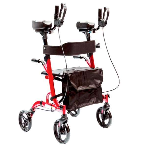 Andador rollator con apoyo antebraquial